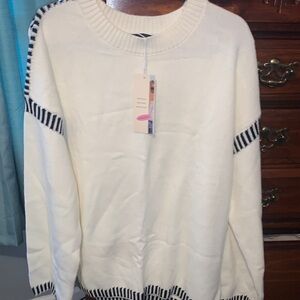 Chic Striped Women's Sweater